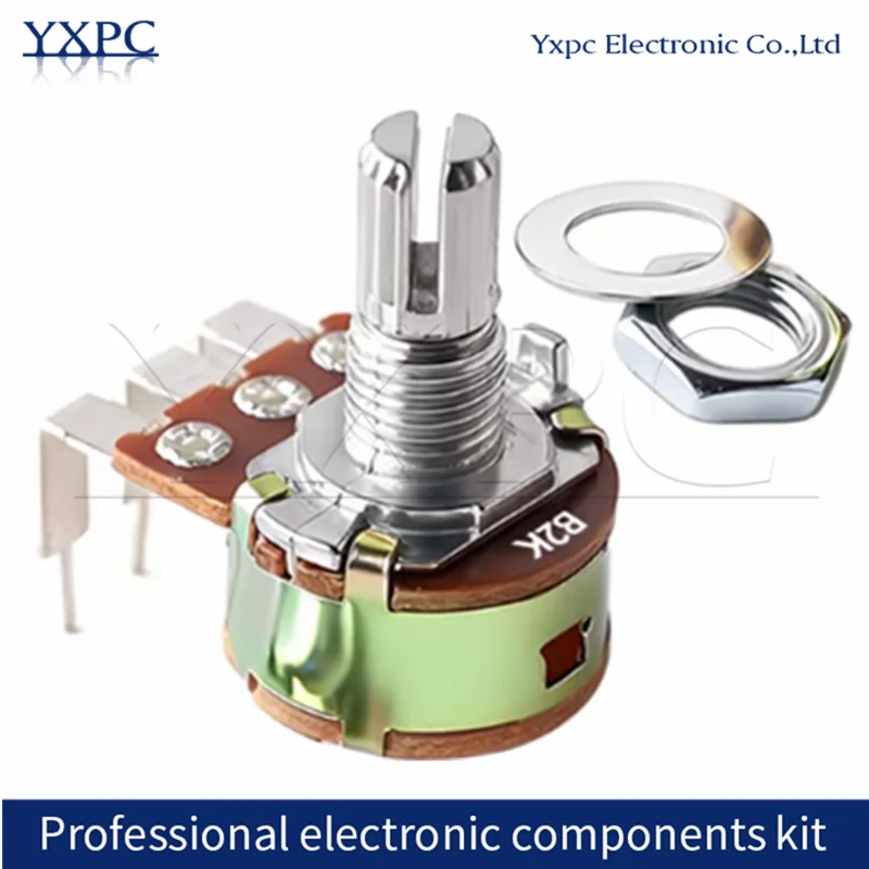 5Pcs WH148 Large Bent Foot Single link Potentiometer B2K B5K B10K B50K B100K B250K B500K in Stock