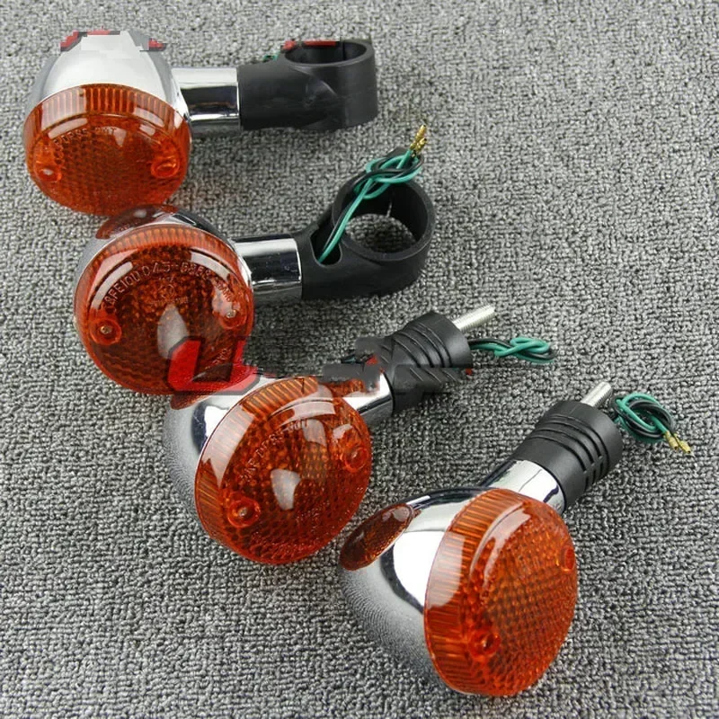 Luz de giro delantera y trasera para motocicleta, lámpara de señal de giro, luces de comando para Honda Iron Horse 400/600 Magna 250/750