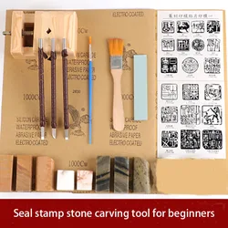 Chinese Seal Stamp Stone Carving Tool Kit, Chisels and Knife Set, Wood Carved Bed Engraving, Woodworking Hand Tools