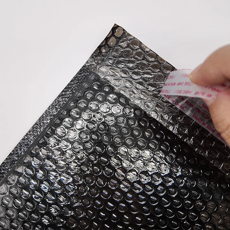 50Pcs Black Bubble Envelopes Bag Waterproof Foam Bubble Mailers Express Shipping Envelope Bags Self Seal Organizer Bag - view 4