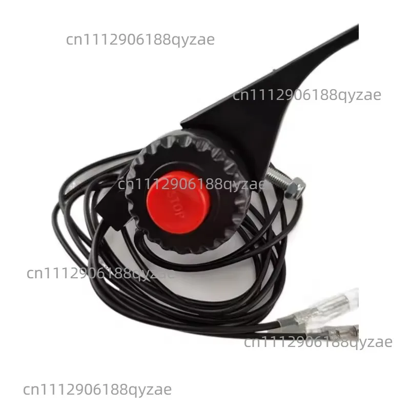 Four-stroke small micro-tiller rotary tiller  engine power throttle line switch handle switch button assembly
