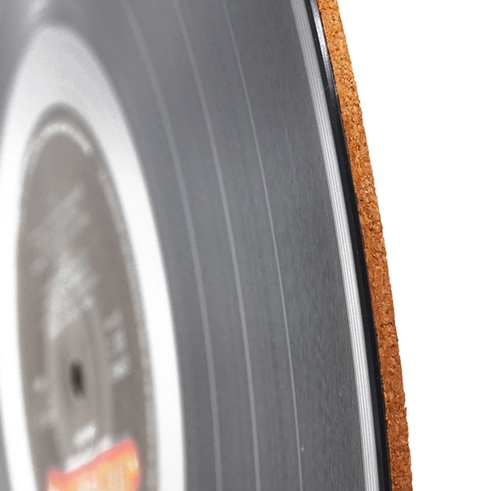 Turntable Platter Mat Improved Performance Vibration Reduction Static Free Playback Fit for 12 Inch LP Records