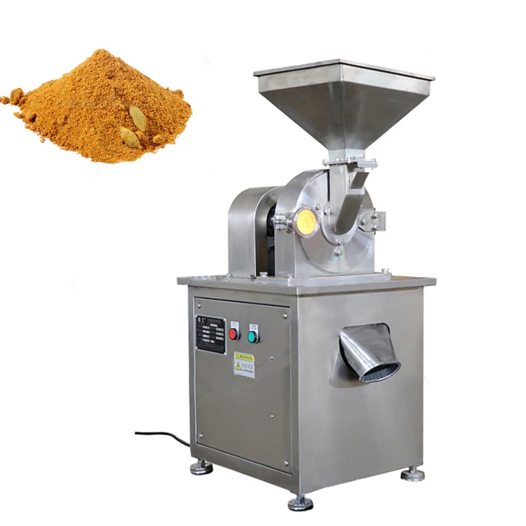 Hot 200kg/h Commercial Wheat Corn Beans Seed Dry Spices Mushroom Mill Grinding Machine