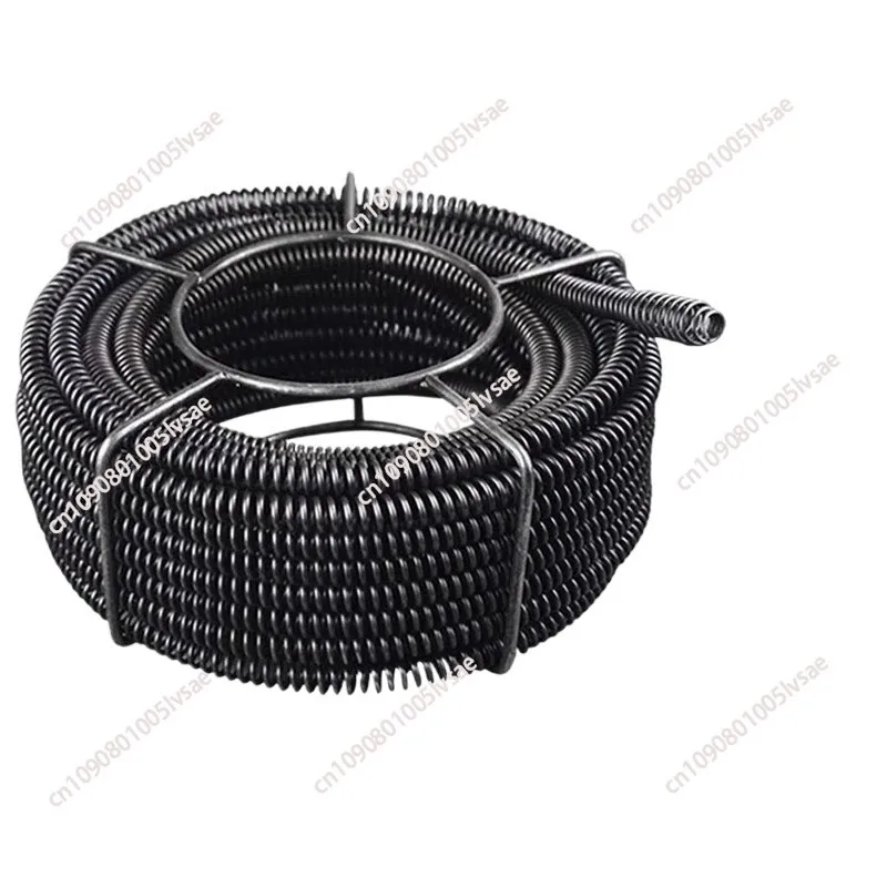 Household electric pipe dredging machine sewer tool steel wire kitchen toilet toilet clog