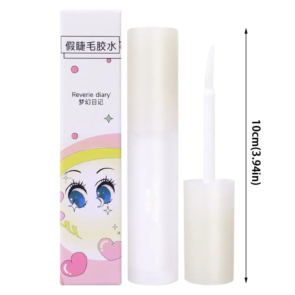 Moda 3ml cola de cílios postiços secagem rápida transparente beleza cola de longa duração à prova dwaterproof água cola de cílios ferramentas de maquiagem