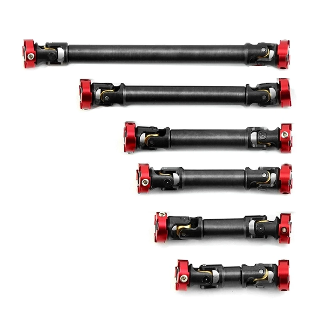 Steel Flange Drive Shaft CVD for 1/10 RC Crawler Axial SCX10 Traxxas TRX4 D90 Redcat GEN8 1/14 Tamiya Tractor Truck,2