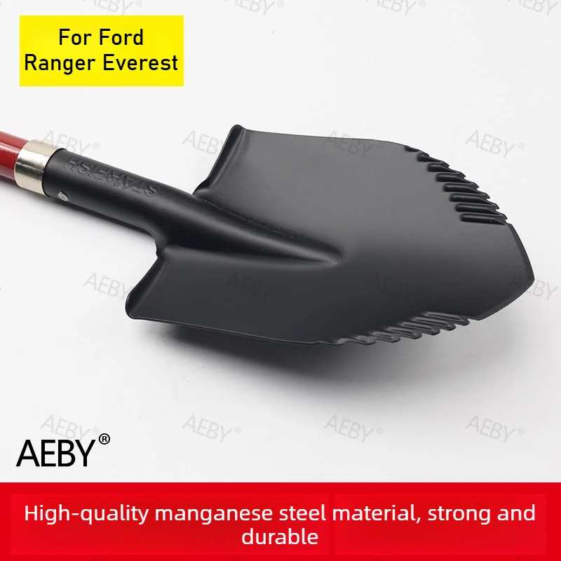 

AEBY For Ford Ranger Everest 2015-2021 Heavy duty steel shovel bracket,Roof frame engineer shovel fixing bracket,Accessories