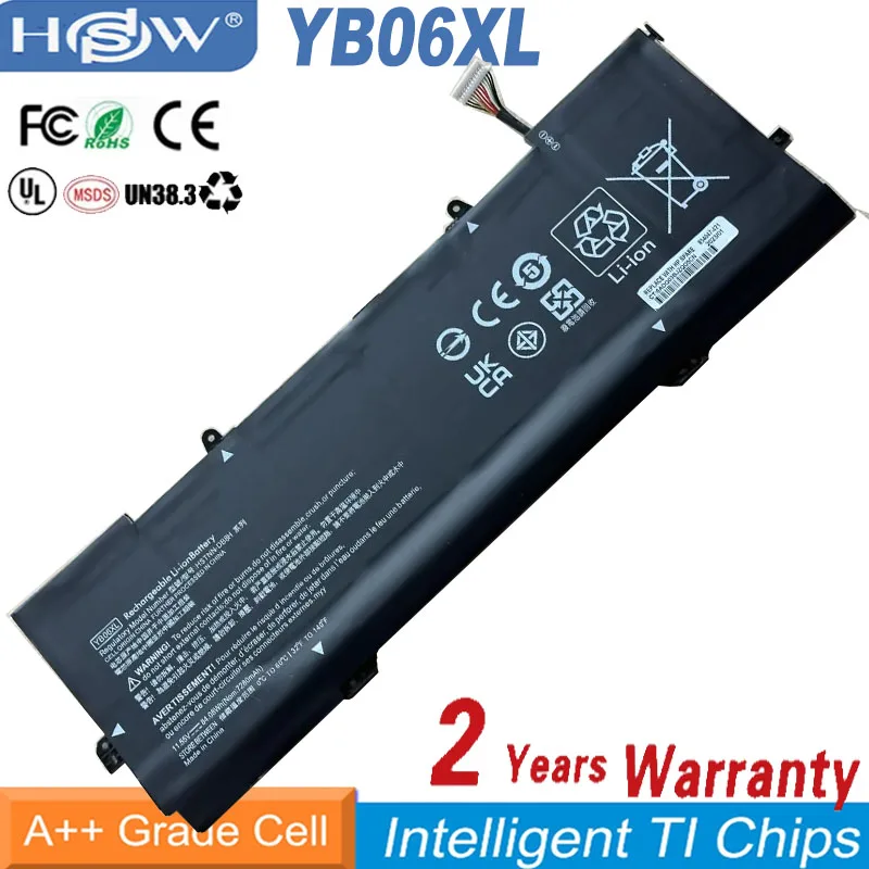 YB06XL Battery For HP Spectre X360 15-CH002TX CH013TX CH070NZ CH034NG CH030NZ HSTNN-DB8H DB8V TPN-Q200 928427-271