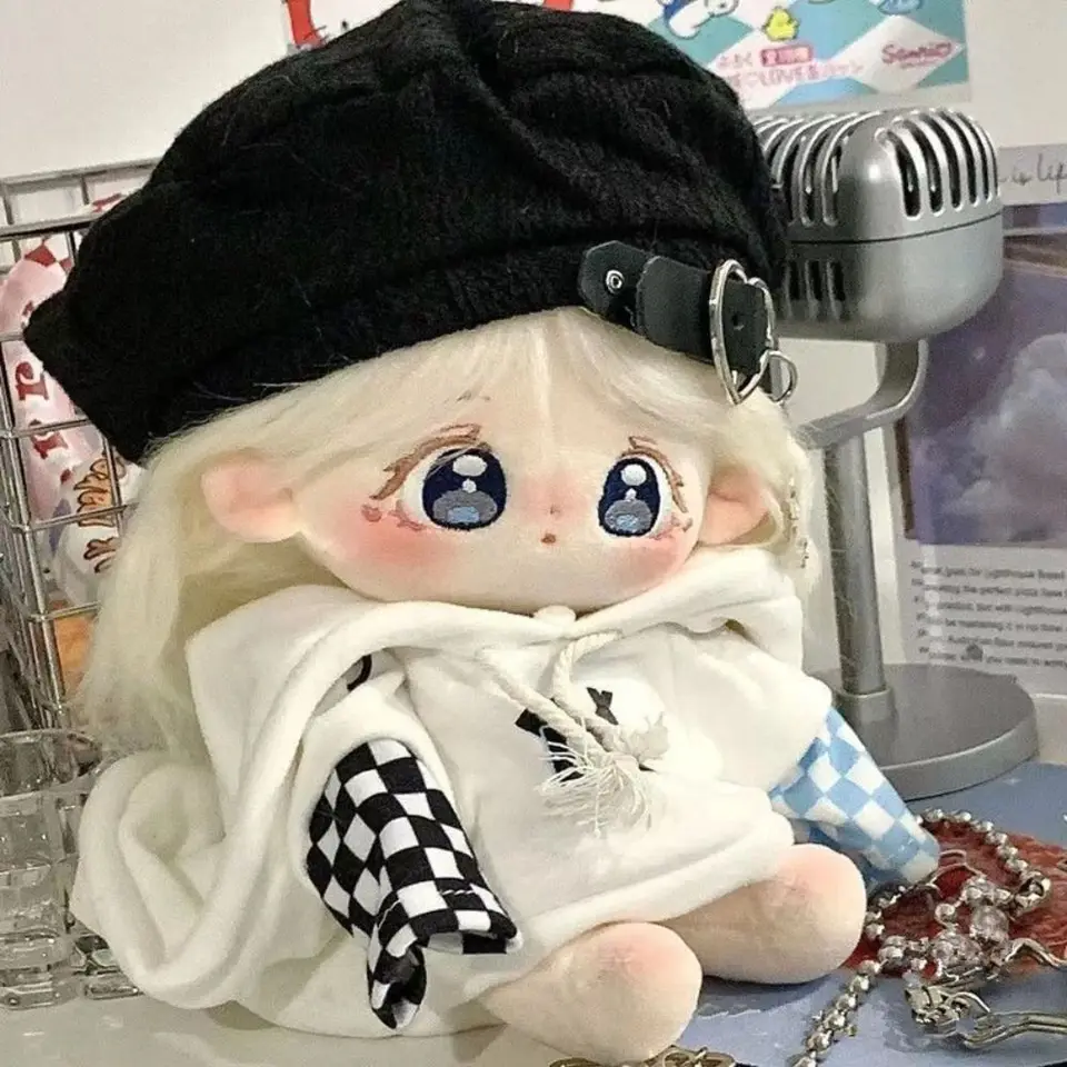 Ropa Y Accesorios Para Muñeca De Peluche De 17 Cm, Conjunto Con Capucha, Sombrero Y Mochila Para Cámara, Regalo Para Coleccionistas