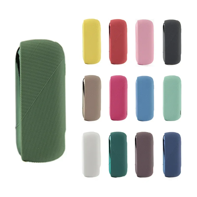 New 16 Colors Silicone Side Anti-drop Cover for ICOS 3 duo Full Protective Case Pouch for IQOS 3.0 3 duo Outer Case Accessories
