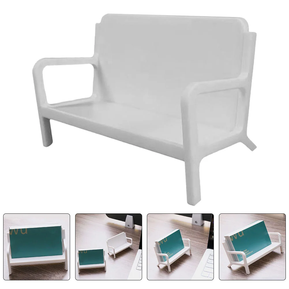 

Business Card Holder Storage Base Office Desktop Accessories Display Plastic Cards Stand