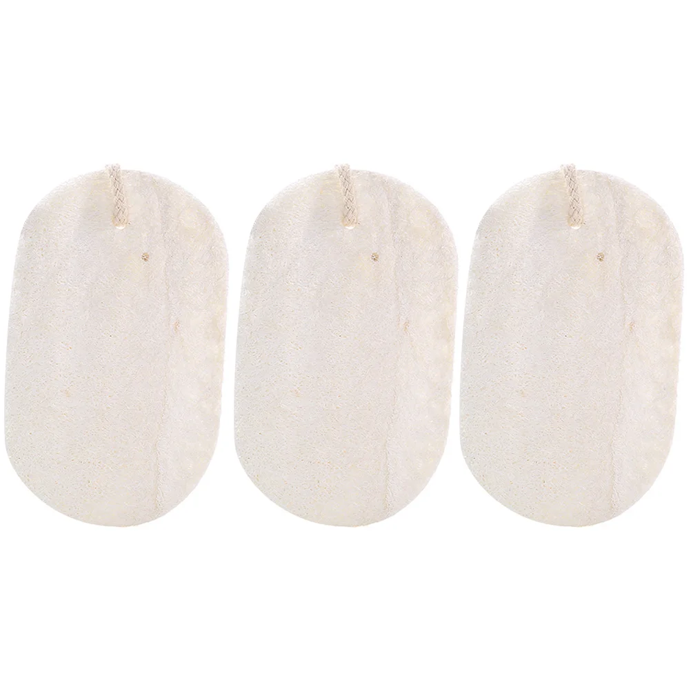 

3pcs Natural Loofah Dishwashing Sponge Thick Durable Kitchen Cleaning Sponge Compact Lightweight Cleaning Tool for Home