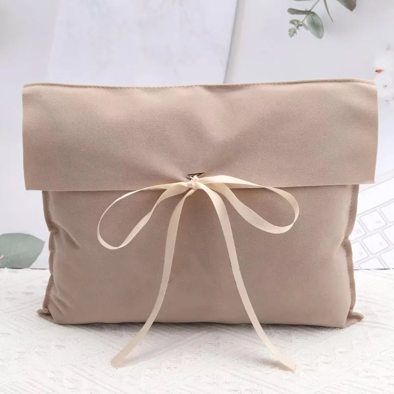 

20Pcs Velvet Envelope Flap Bag Custom Entreprene Jewelry Packaging Pouches Wedding Birthday Candy Gift Organizer Sack Gifts Bags