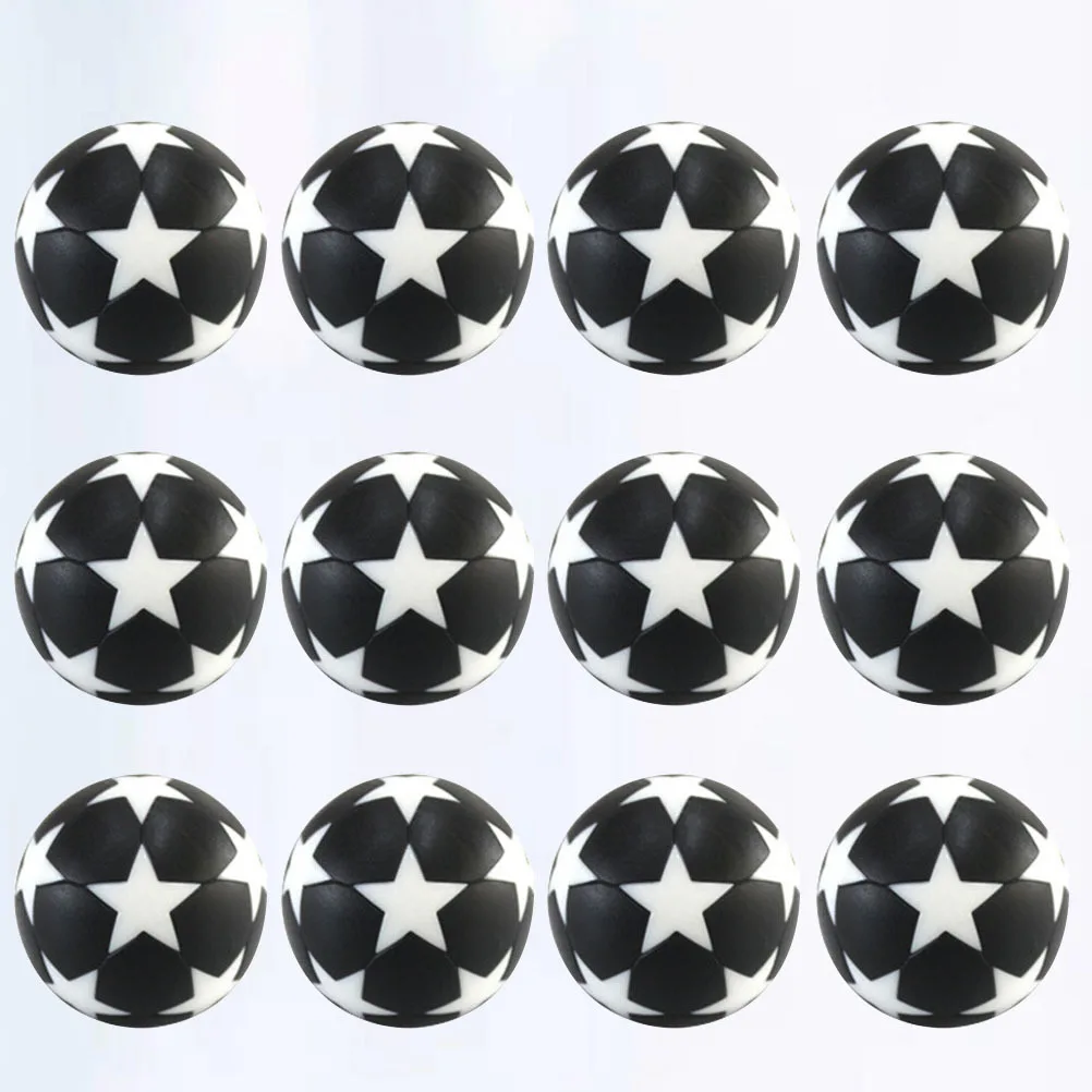 

12Pcs Multicolor Table Soccer Football Balls 32mm Diameter Replacement for Standard Foosball Tables Indoor Outdoor Sports