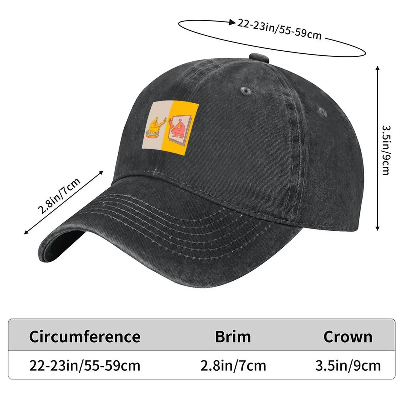 New DJ Seinfeld Mirrors Classic Baseball Cap Designer Hat Christmas Hat tactical cap Uv Protection Solar Hat Male Women's