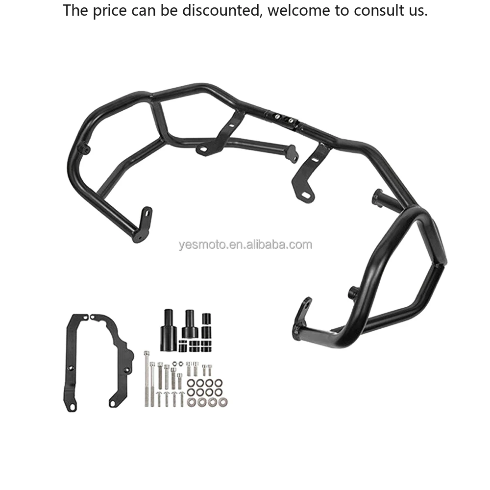 

Black Lower Engine Guards Crash Bars Protect For 790 Adventure /R 2019-2020 19 20