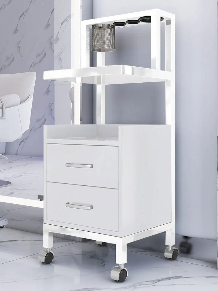 Modern Salon Working Trolley Beauty Storage Cart Trolley For Heavy Duty Salon Equipment