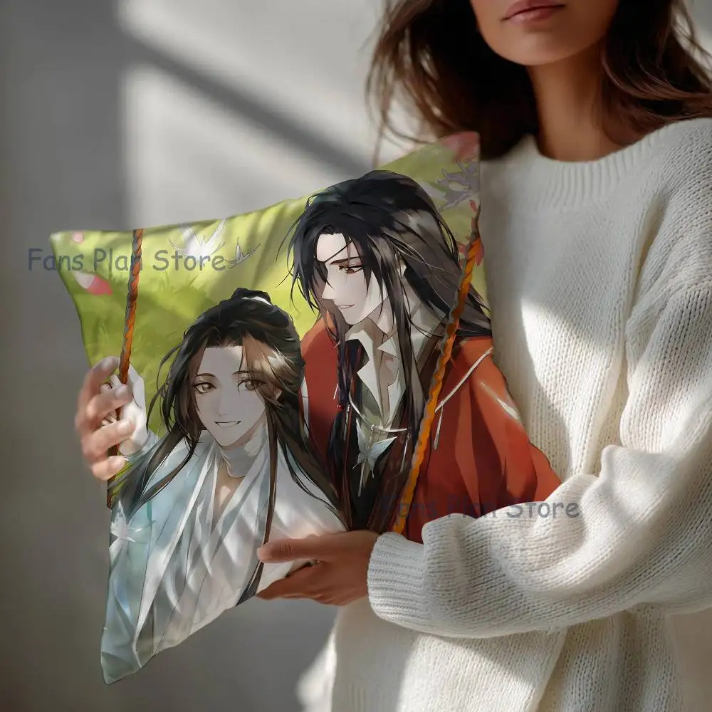 H-Heaven O-Official Blessing Pillow Gift Home Office Decoration Bedroom Sofa Car Cushion Cover case