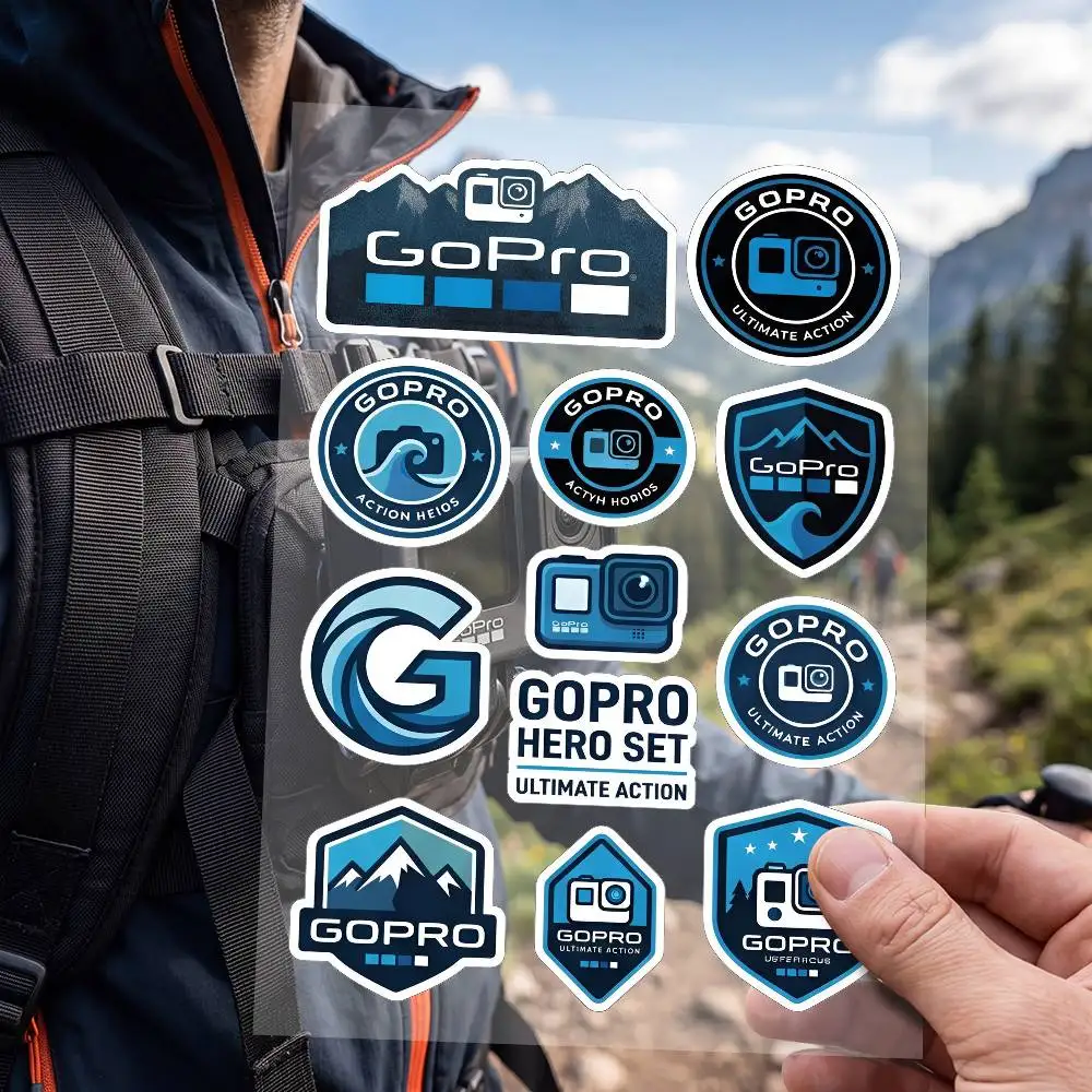 

Go Pro Decal Set High Quality Printed And Cut Stickers Motorcycle Sticker