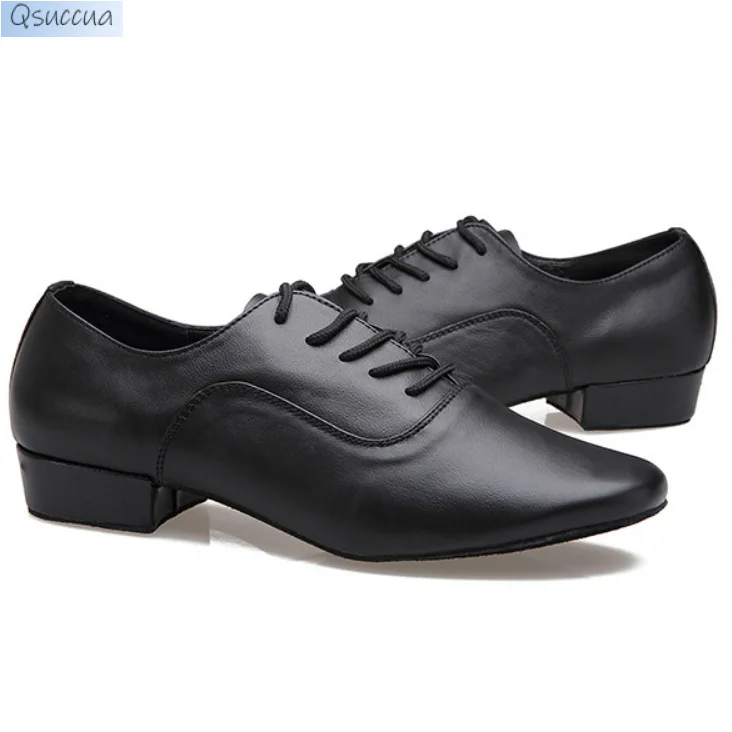 

Men's social dance modern dance shoes adult flat heel dance shoes square dance shoes men's rubber soled Latin dance shoes