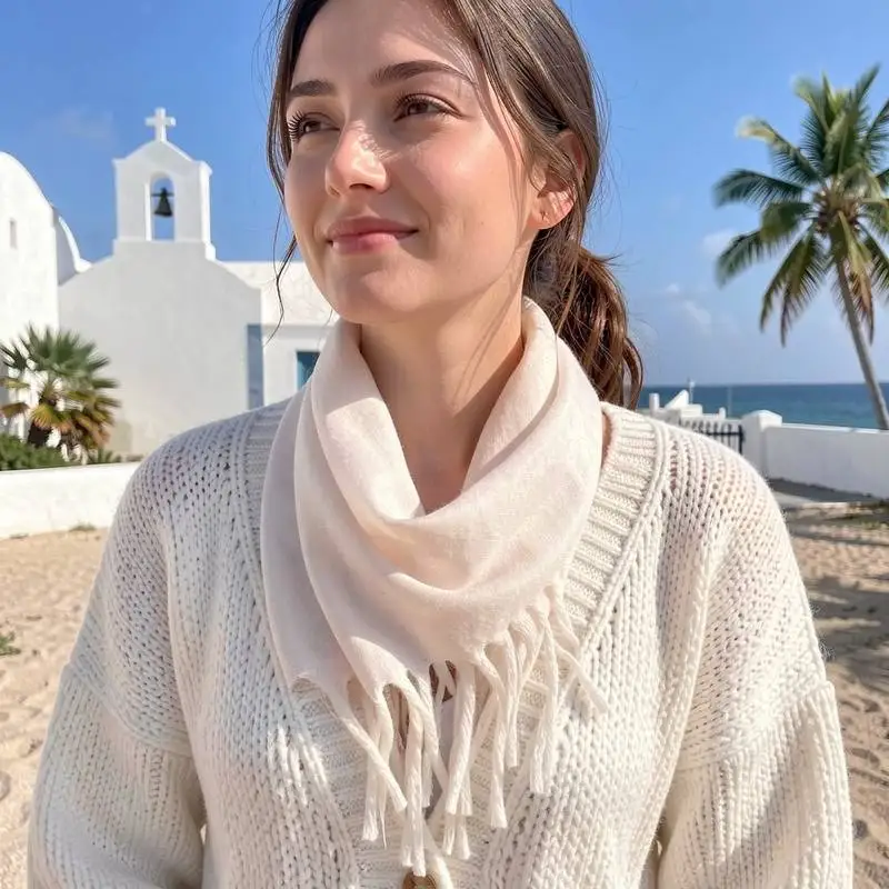 pashmina imitation cashmere heat keeping all match for festival pashmina one size uv protection for hiking scarf