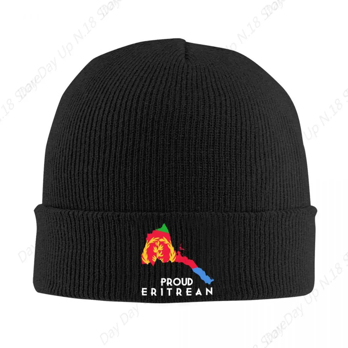 Proud Eritrean Flag Bonnet Hats Fashion Knitted Hat For Men Women Autumn Winter Warm Eritrea Pride Skullies Beanies Caps
