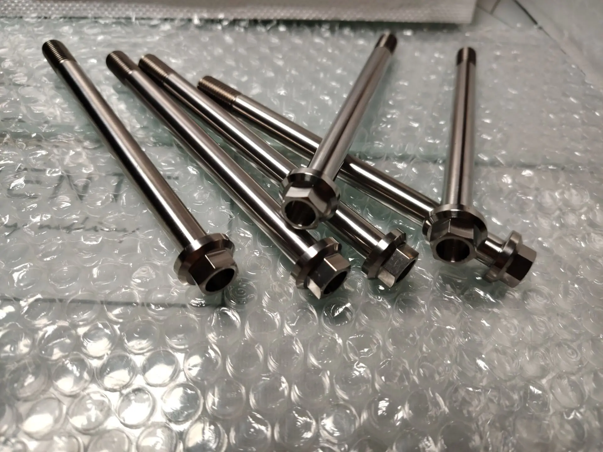Tornillos de aleación titanio M10 para moto cabeza brida 110-130mm - imagen 5