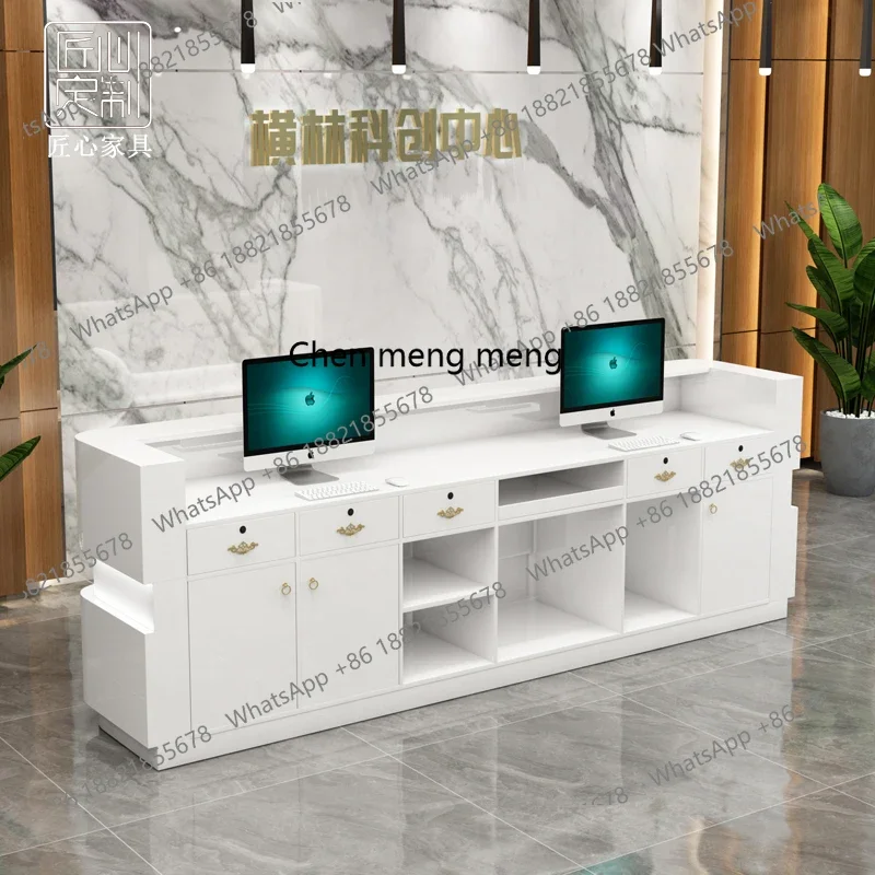 M07 Простая современная касса Салон красоты Бар Магазин одежды Индивидуальная стойка регистрации Стойка регистрации