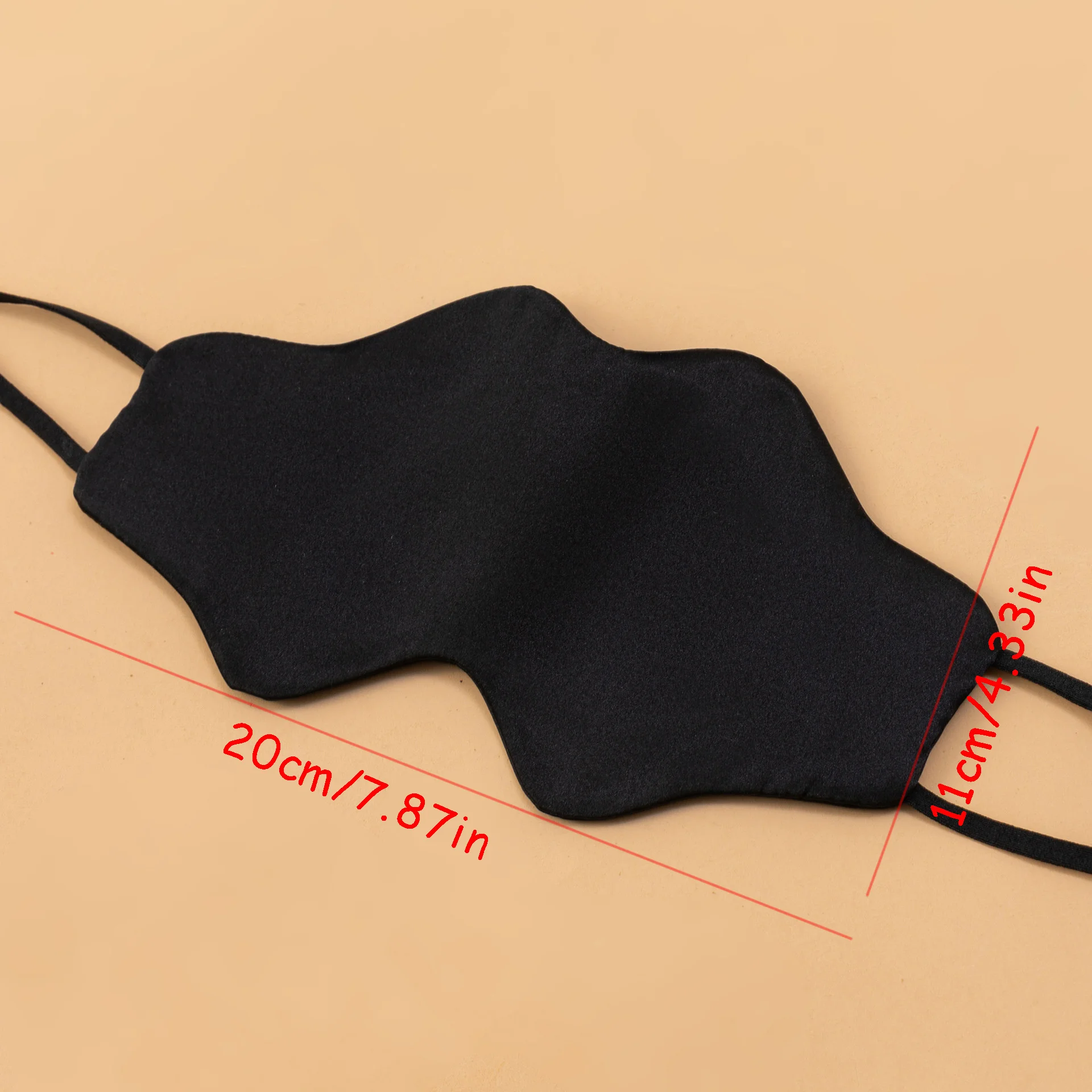Silk-Like Cloud Thin Style Eye Mask Breathable Cool Light-Blocking Function Ear-Loop Style Adjustable Elastic Band Zero Pressure