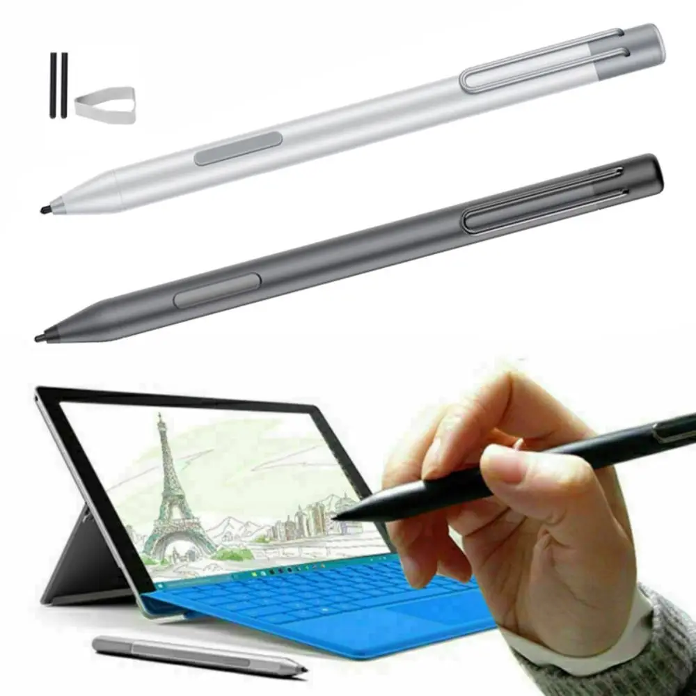 

with Clip Stylus Pen Palm Rejection 4096 Pressure Touch Screen Pencil for Microsoft Surface Go Pro7/6/5/4/3/Book
