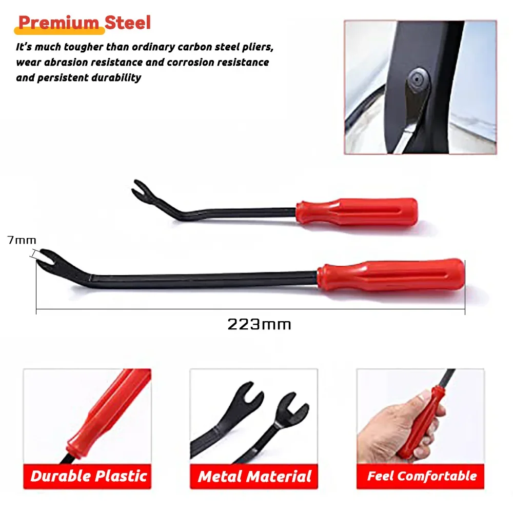 Auto Door Clip Panel Trim Removal Tools Kits Navigation Blades Disassembly Plastic Car Interior Seesaw Conversion Repairing Tool