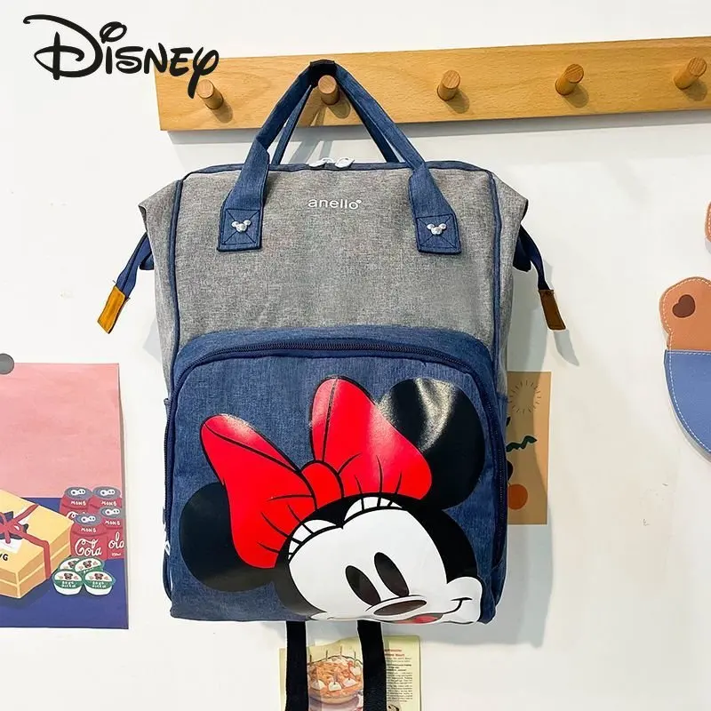 Disney Mickey Women\'s Backpack Multi-functional Student School Bag Large Capacity Mother and Baby Bag Outgoing Mommy Backpack