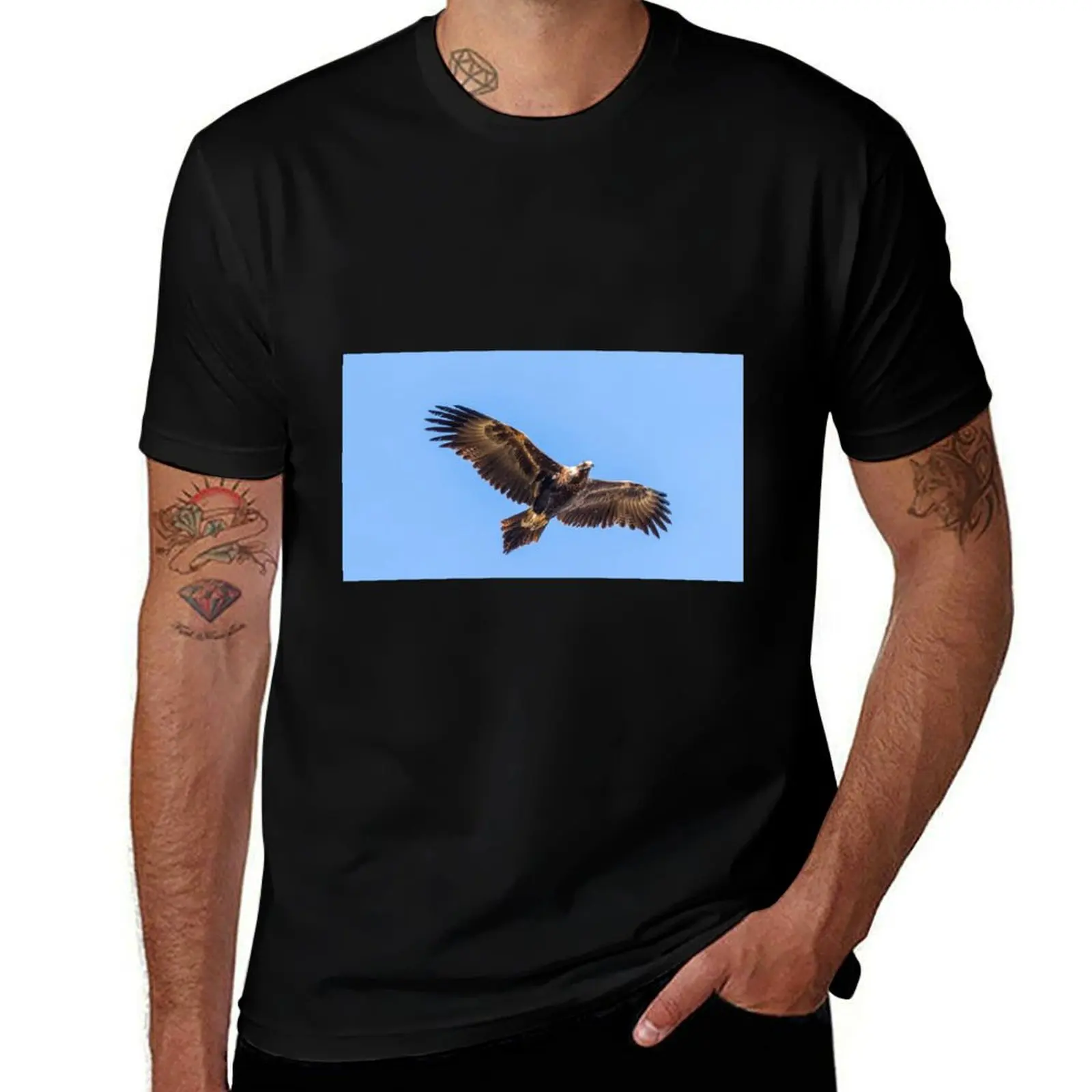 

Wedge-tailed eagle T-Shirt Labor Work Casual T-Shirt