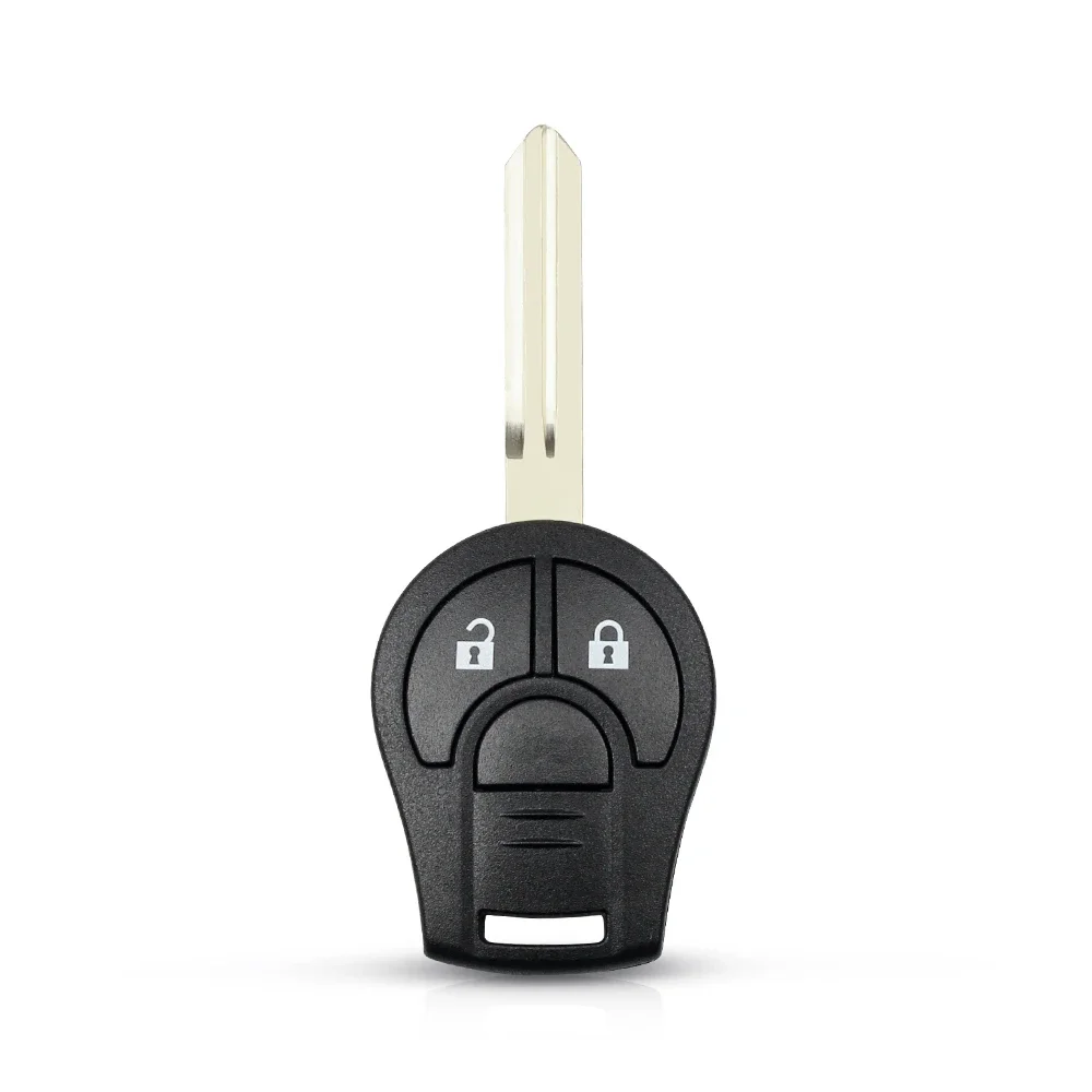 KEYYOU 2/3/4 Tasten modifiziertes Klappschlüsselgehäuse für NISSAN Cube Juke Rogue Note Micra mit NSN14 ungeschnittener Klinge