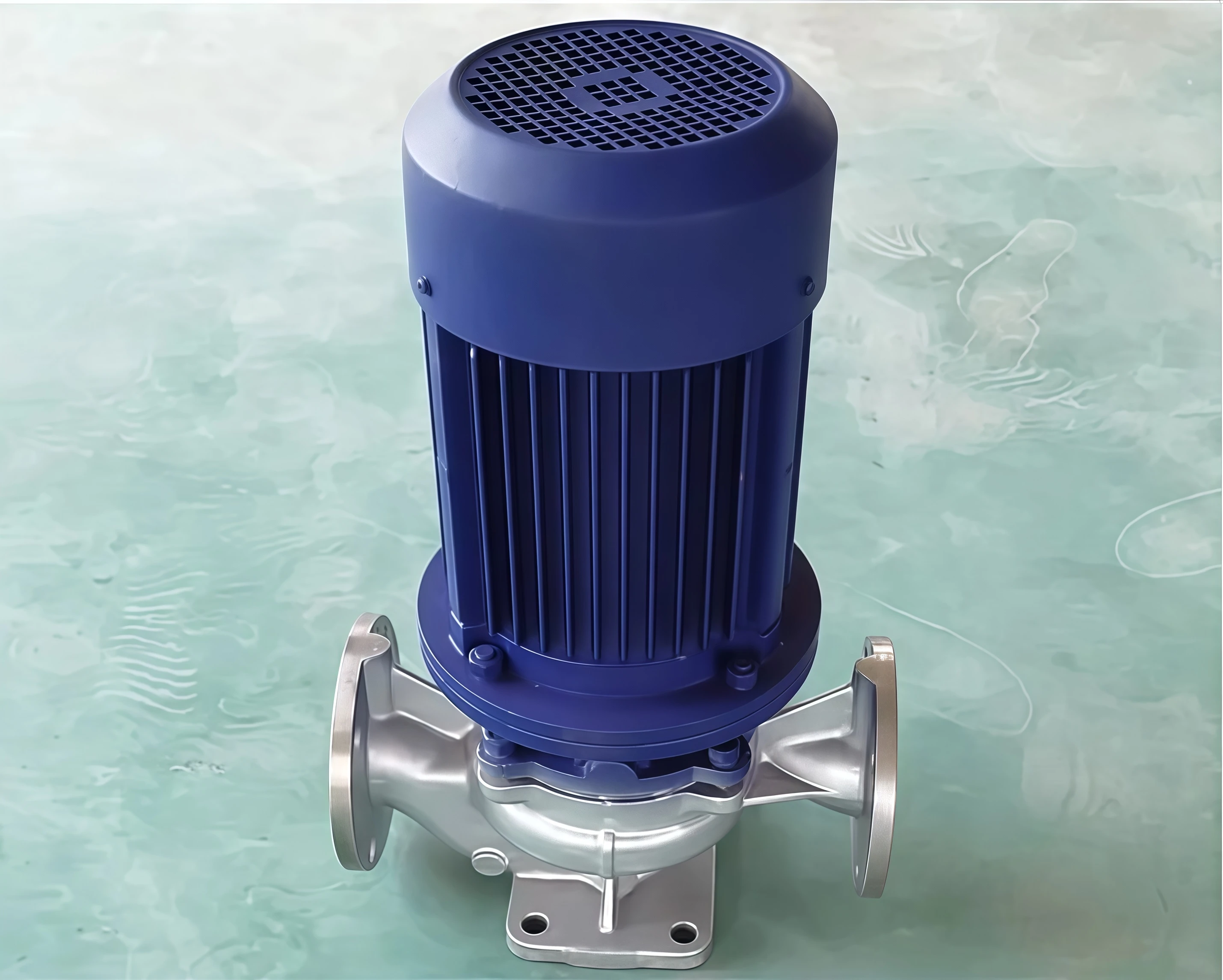 Single Stage Single Suction Vertical Pipe Centrifugal Hot Water Circulation Pump Can Be Customized