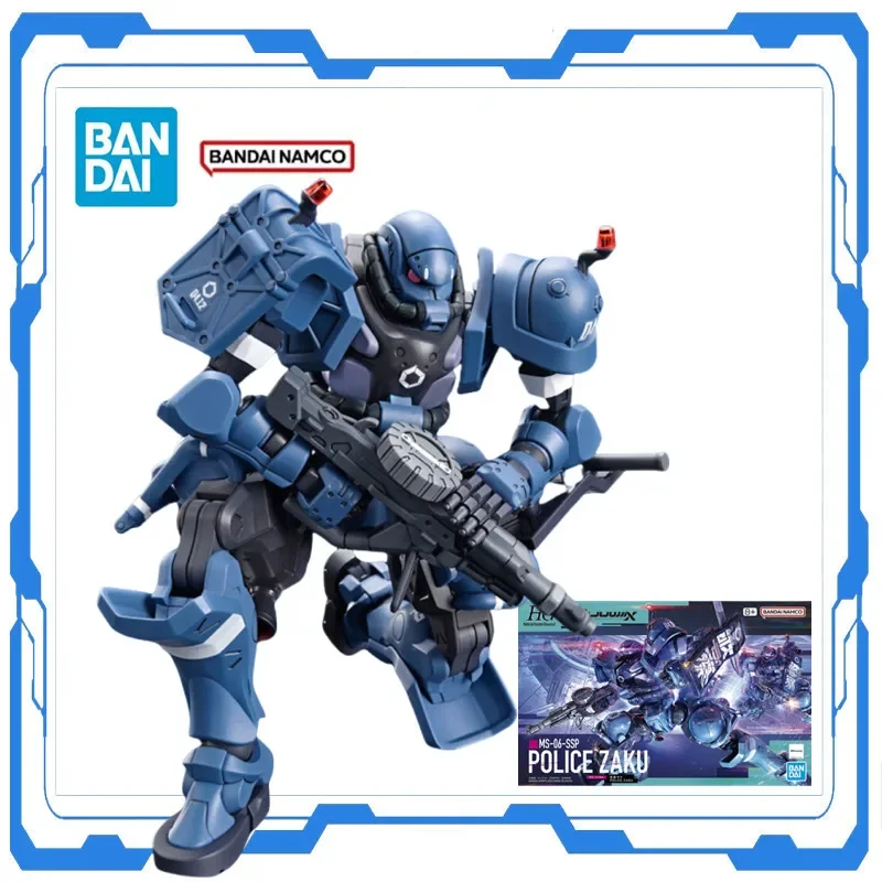 

Bandai GquuuuX Gundam HG 1/144 MS-06-SSP POLICE ZAKU Figures Genuine Mobile Suit Assembly Action Collection Original Model Toys
