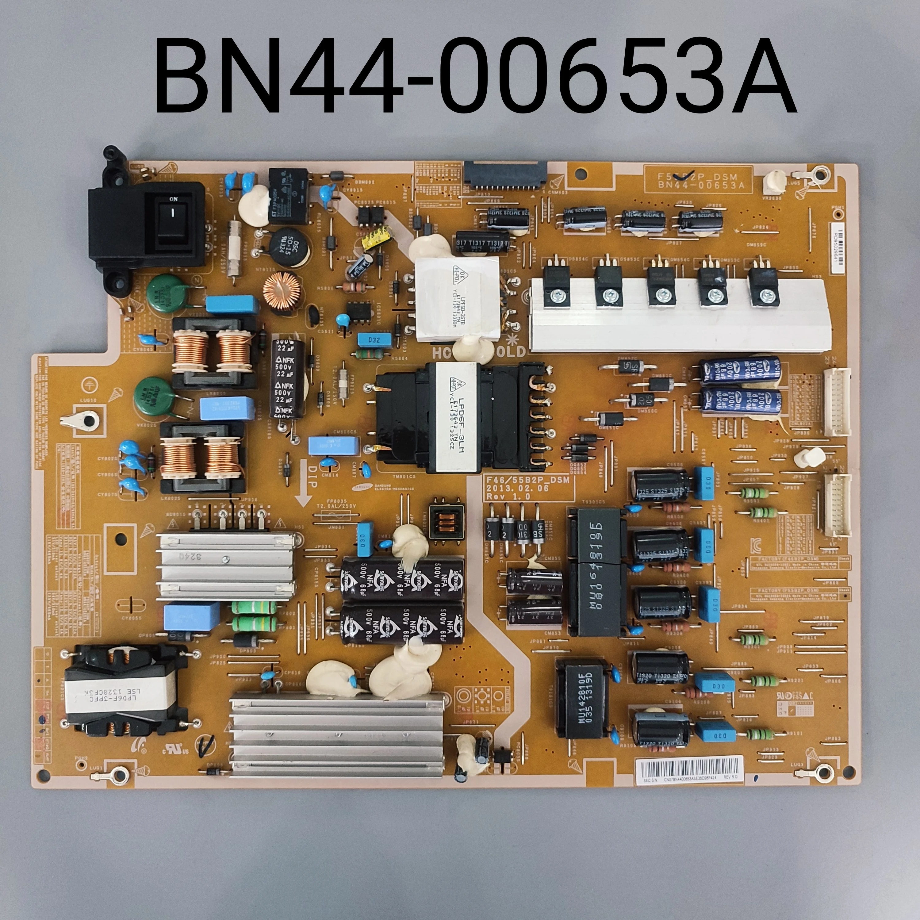 

FOR BN44-00653A F55B2P_DSM PSU POWER SUPPLY BOARD Has Been Tested To Work Properly Apply LH55UECPL LH55UECPLGC/XF