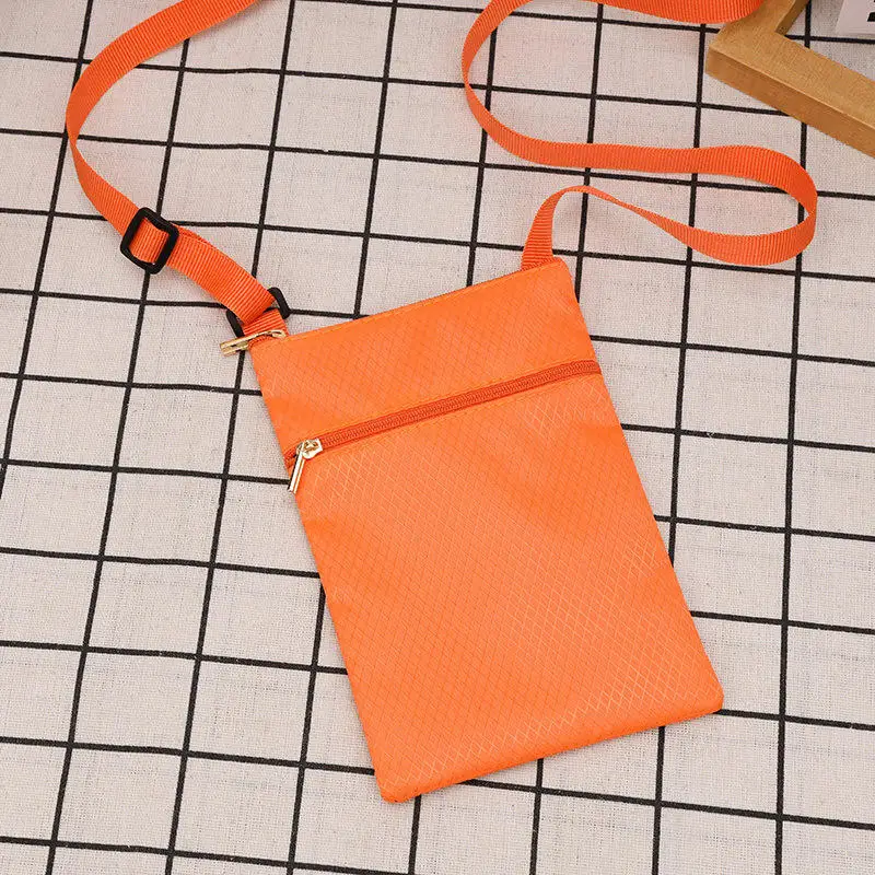 High Quality Oxford Women's Crossbody Bags Small Shoulder Handbags for Men Solid Color Students Phone Bags Mini Messenger Bags