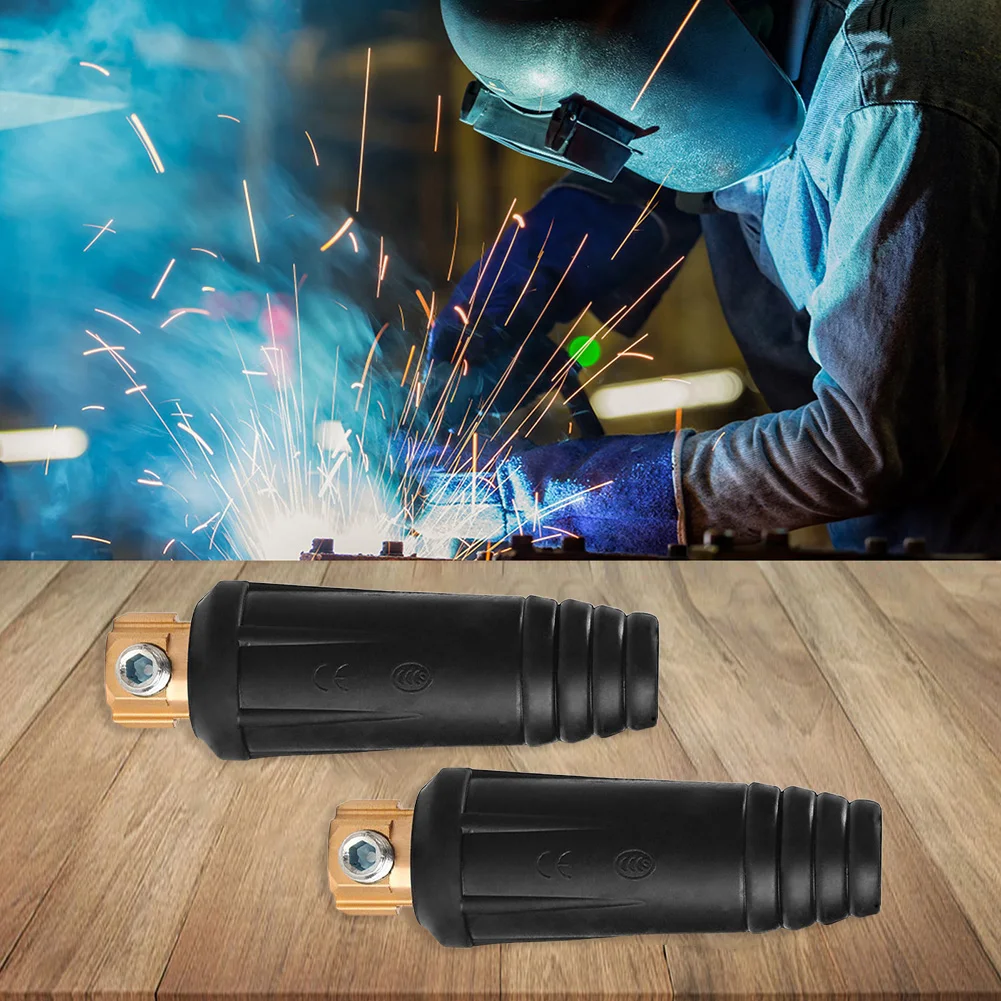 2pcs Welding Cable Male Connector Welding Machine Quick Connector Joint For DKJ35-50 Welder Accessories view 3