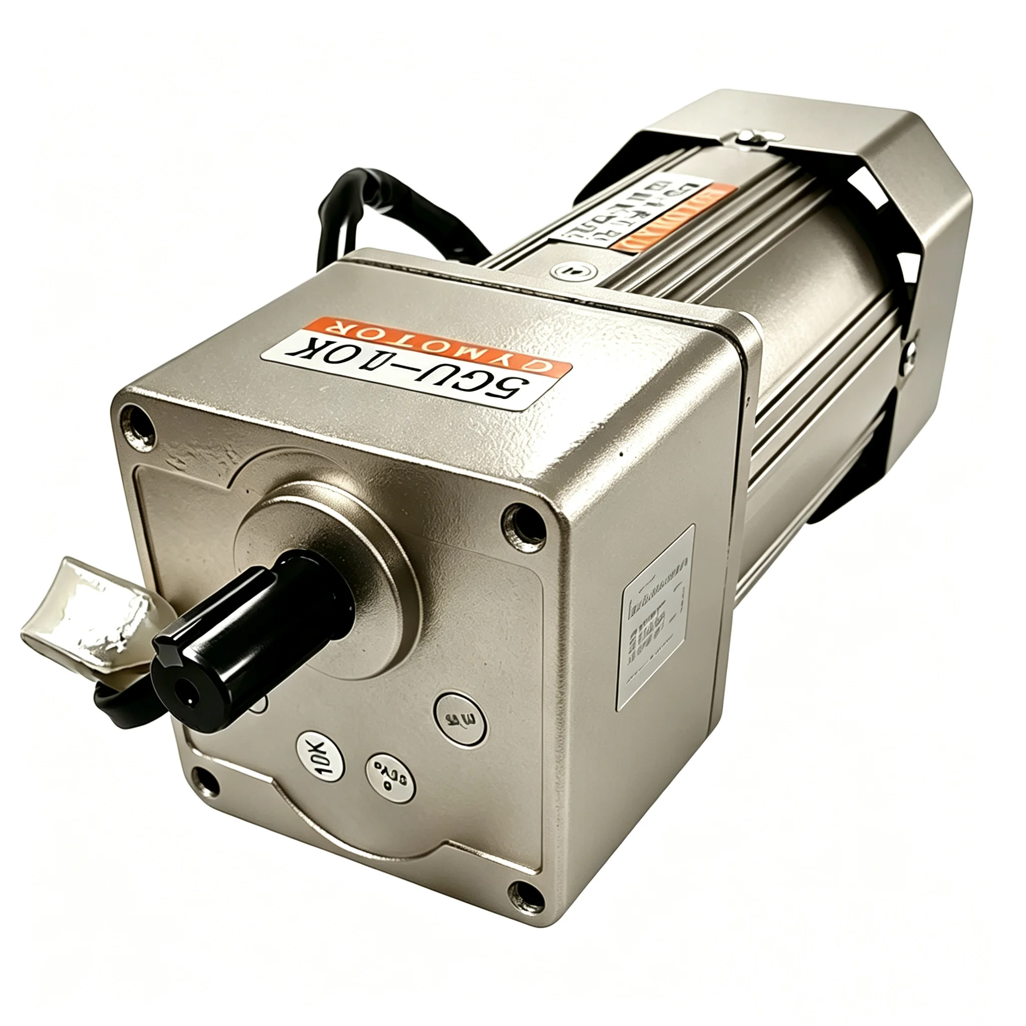 180W AC 220V Single-Phase Shaft Diameter 15mm, Fixed/Constant-Speed Gear Motor 5GU Gearbox AC Motor
