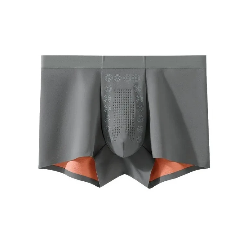 Baru 100D Dua Sisi Modal Pinggang Tengah Pakaian Dalam Mulus Celana Boxer Pria Celana Dalam 7A Antibakteri Anti Bau