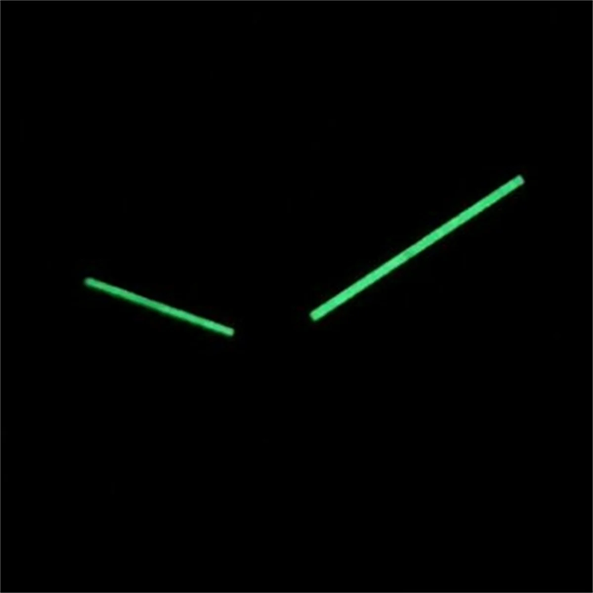 Jam tangan BLIGER Tangan Perak Hitam emas mawar tangan hijau bercahaya cocok untuk VK63 jam tangan kuarsa Gerakan 6 bagian/set