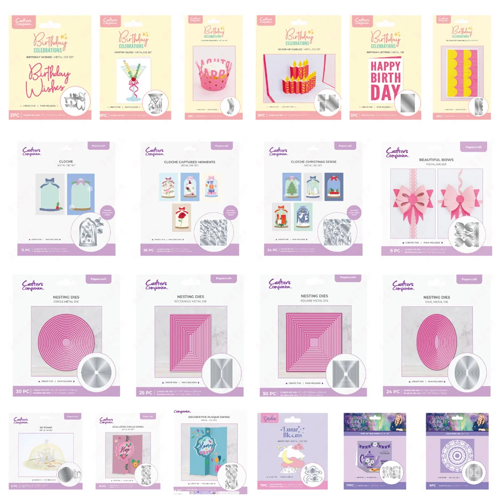 

Birthday Letters Dies Metal Cutting Dies Decoration for DIY Scrapbooking Diary Album Paper Template Card Embossing Handcraft New