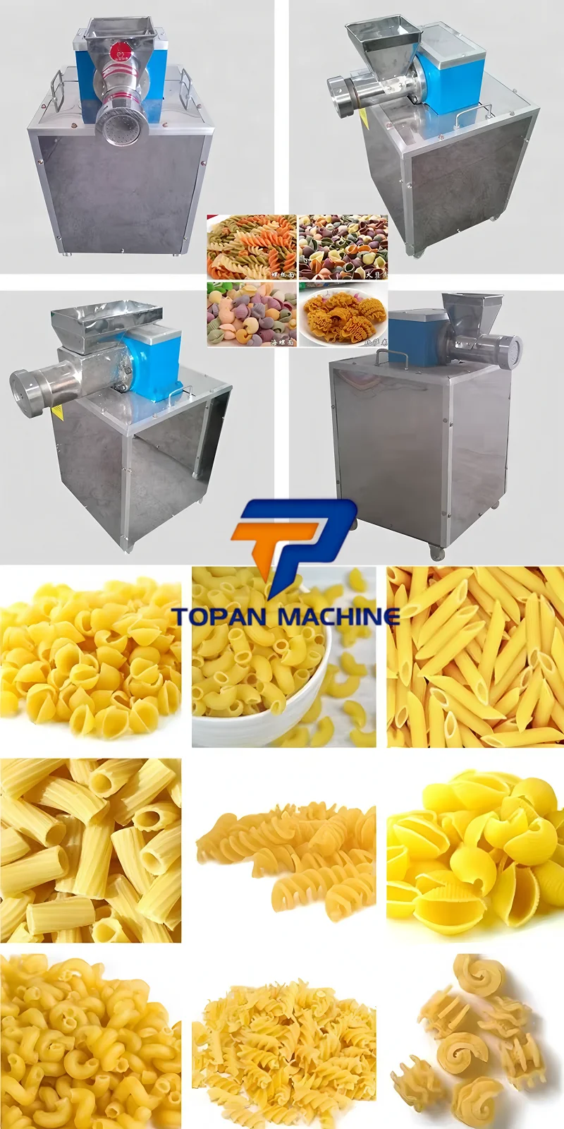 Best Price Electric Italian Macaroni Spaghetti Pasta Making Machine For Noodles Production
