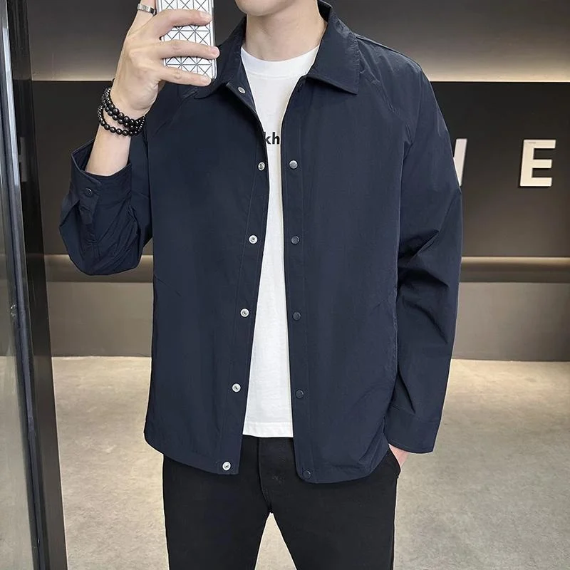 

Ice Silk Long Sve irt Thin Outerwear Sun Protection UPF50 Cool And Sli Summer 2025 New Arrival Slim Fit Travel Ready