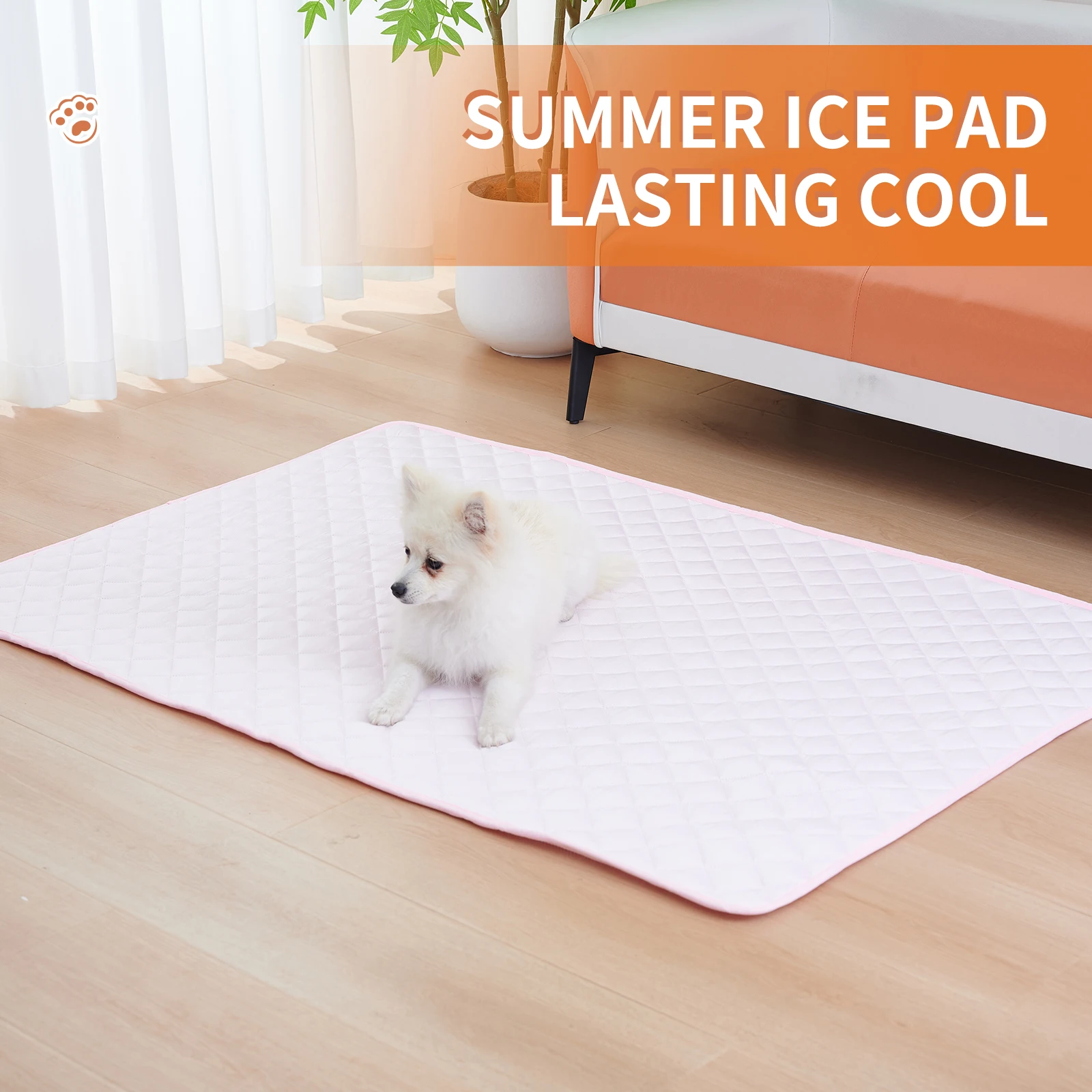 Dog Mat Cooling Summer Pad Mat For Dogs Cat Blanket Sofa Breathable Pet Dog Bed Summer Washable For Small Medium Large Dogs Car