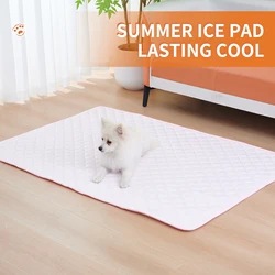 Dog Mat Cooling Summer Pad Mat For Dogs Cat Blanket Sofa Breathable Pet Dog Bed Summer Washable For Small Medium Large Dogs Car