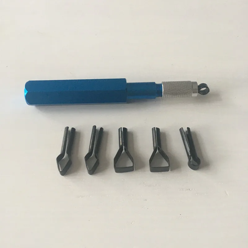 Stainless Steel Industrial DIY Steel Handle Floor Construction Tools Yin Yang Angle Groover Welding Line Leveling Cutter Knife