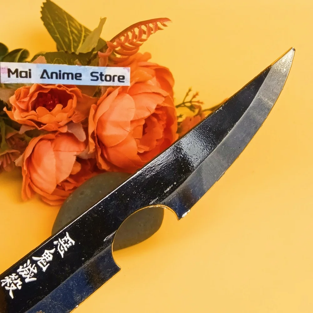 10inch Mini Uzui Tengen Katana Ainme Kimetsu No Yaiba Real Japanese Katana Samurai Metal Demon Slayer Sword Unsharp Toy Gift