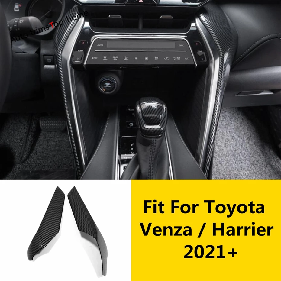 

Center Control Panel Side Decoration Stripes Cover Trim Fit For Toyota Venza / Harrier 2021 - 2024 Car Accessories